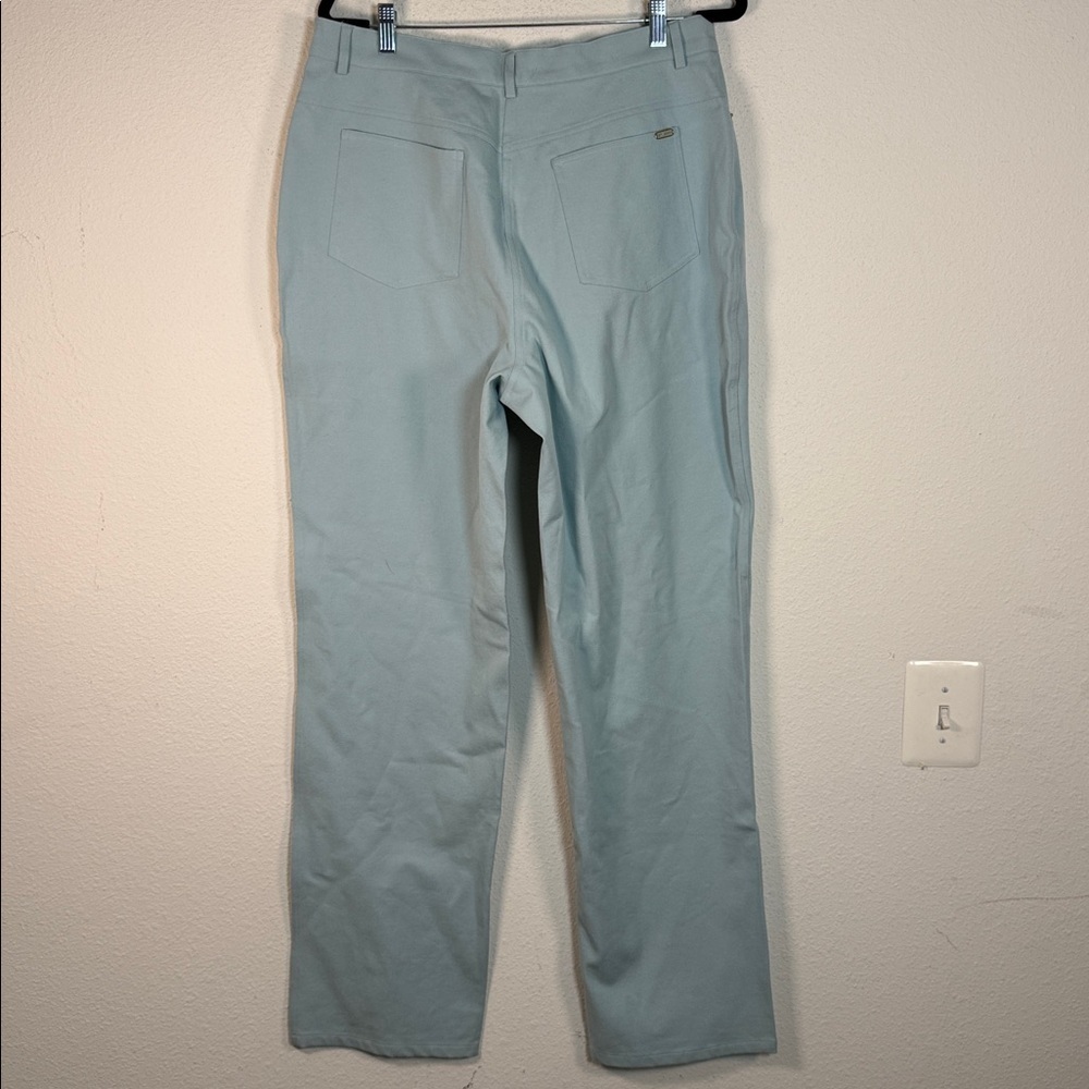 St. John high rise tall light green Straight Leg Jeans size 16 - Picture 4 of 7